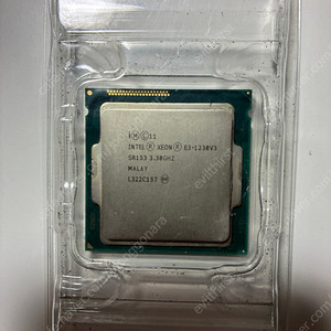 인텔 e3-1230v3 (하스웰 제온) cpu 팝니다