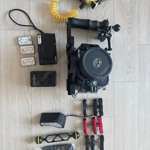 소니 rx100m5a s급 + 씨프로그 수중 방수 하우징 세트 판매합니다 ( rx100m4 rx100m5 rx100m5a )