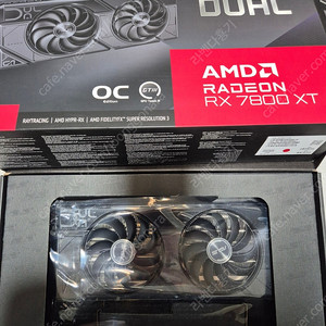 Asus dual RX 7800 XT 16GB 리퍼 제품