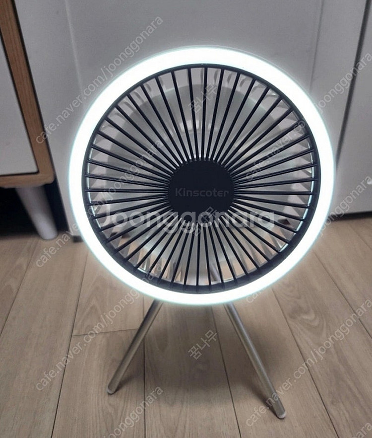 무선 삼각대 휴대용 손선풍기 LED 1000mAh 판매...--0