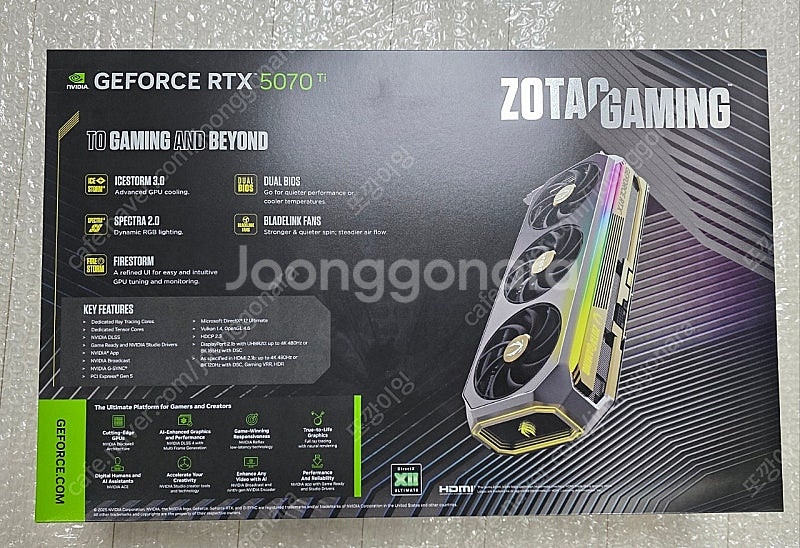 조텍 RTX 5070 Ti AMP Extreme Inf...--1