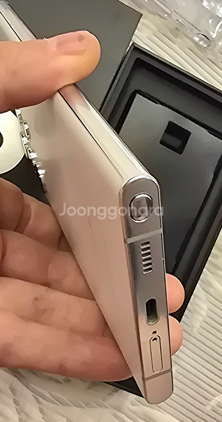 갤럭시 S22 울트라 화이트 자급제 정상해지 공기계--5