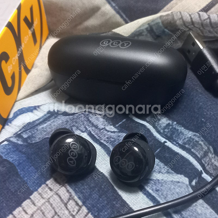 QCY T17 블루투스 무선 이어폰 거의 새상품 10,...--1