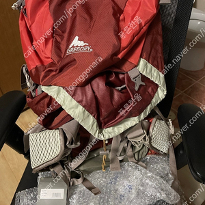 그레고리 구판 z55(55L) 배낭 신품-버건디색