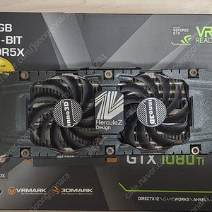 Gtx 1080 ti d5x 11gb inno3d 18만원 팝니다