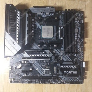 라이젠9 5900X CPU와 MSI MAG B550M MOTAR 보드 판매합니다
