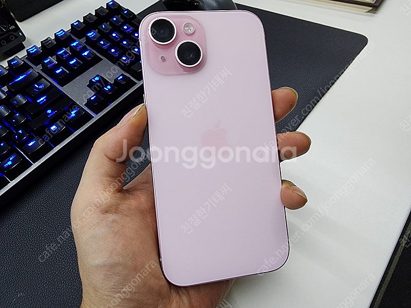 아이폰 15 핑크 256GB--1