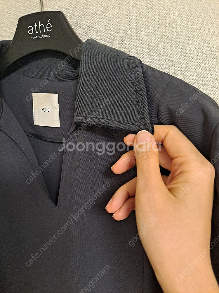 구호 드레이프 원피스 55~66--1