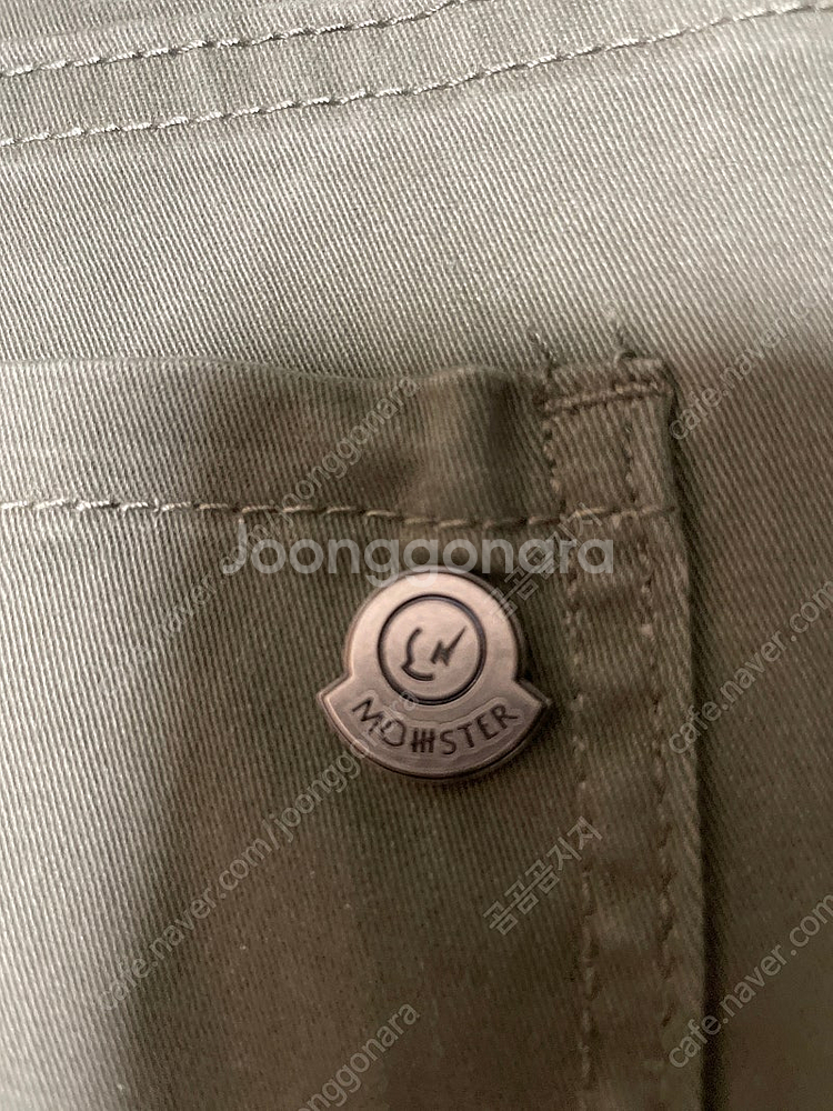 새제품 몽클레르 스타일 카키 바지 36 사이즈 광주광역...--9