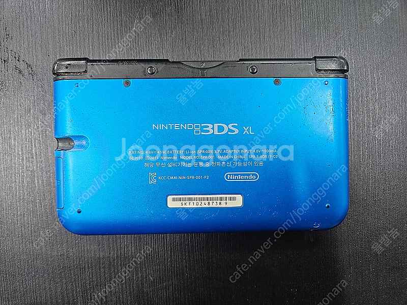 닌텐도 3ds xl 구큰다수 블루 펜없는제품 팝니다--1