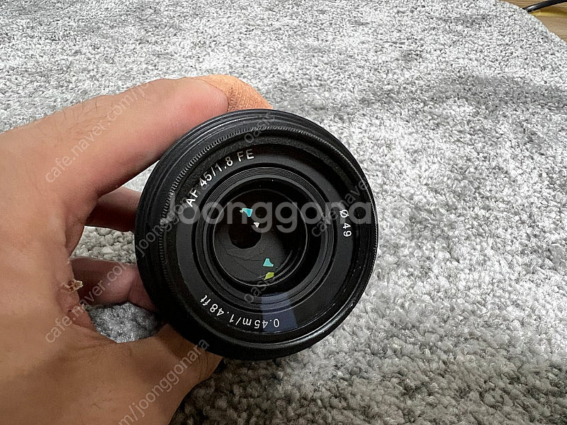 삼양 45.8 45mm F1.8 소니 E마운트 판매합니...--2