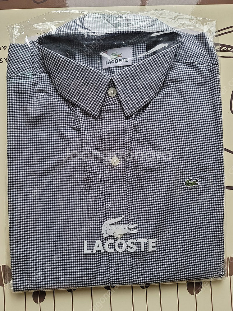 lacoste check shirts 깅엄긴팔--0