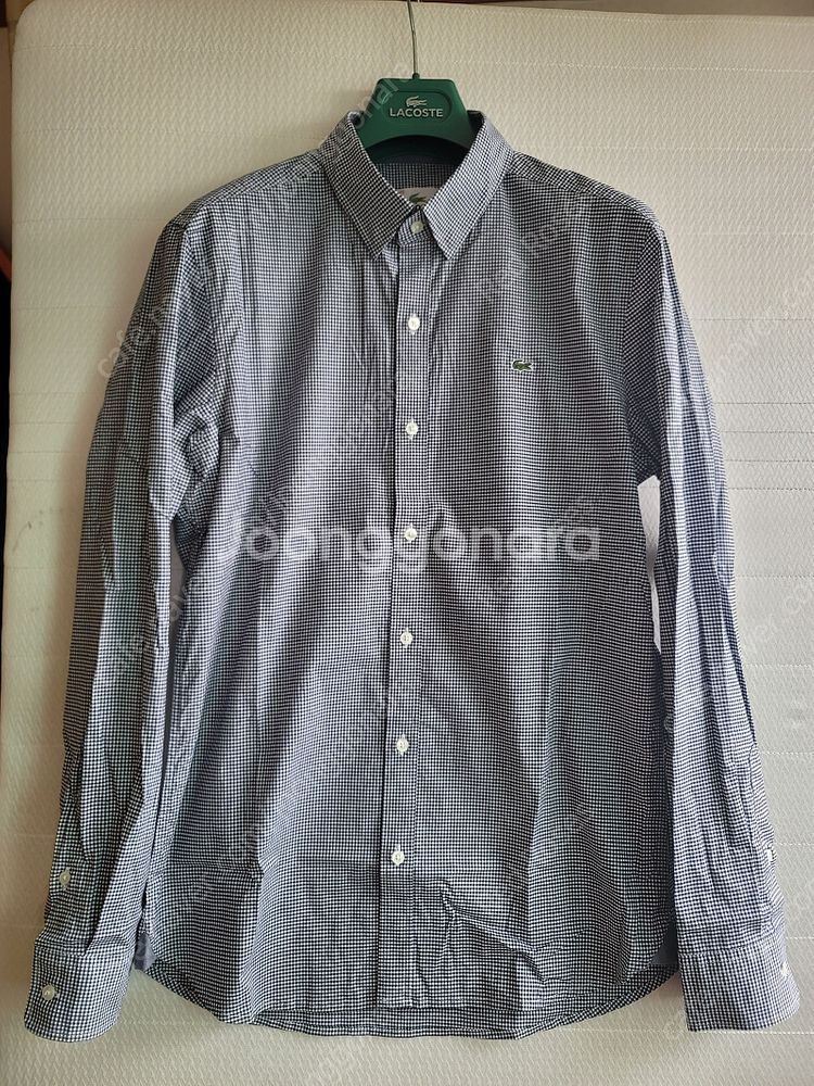 lacoste check shirts 깅엄긴팔--7