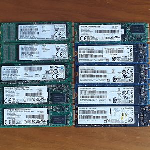 m.2 SSD 128G 10개