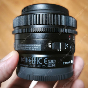 소니 FE 40mm F2.5G 렌즈 팝니다.