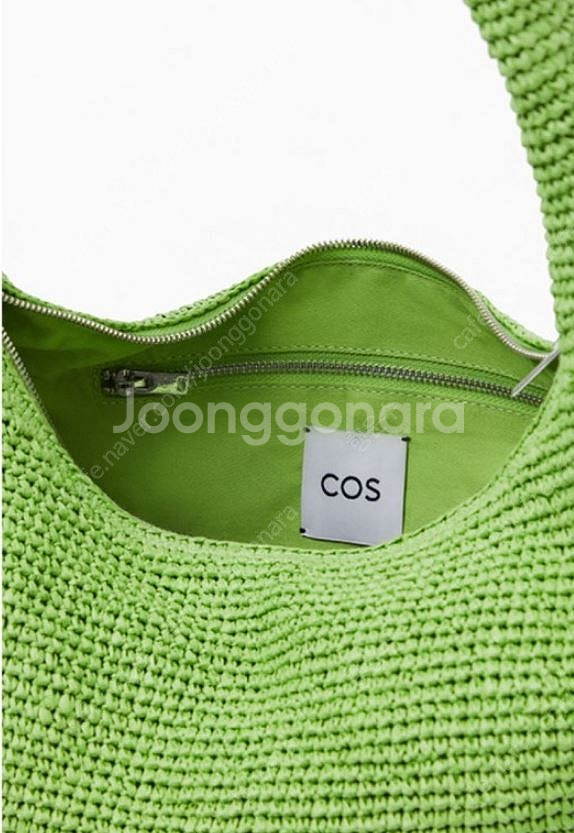 (택부착 미사용 새상품) COS 그린 슬링백--3