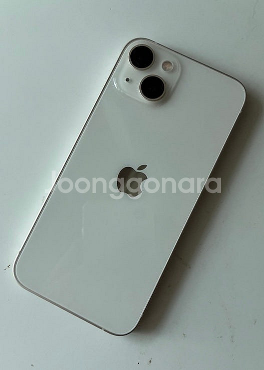 S급 아이폰13 (화이트, 128gb) 팝니다.--1