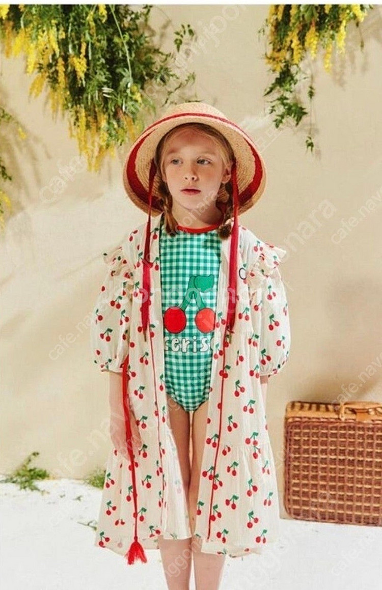 리미떼두두 체리 래쉬가드XL&로브--4