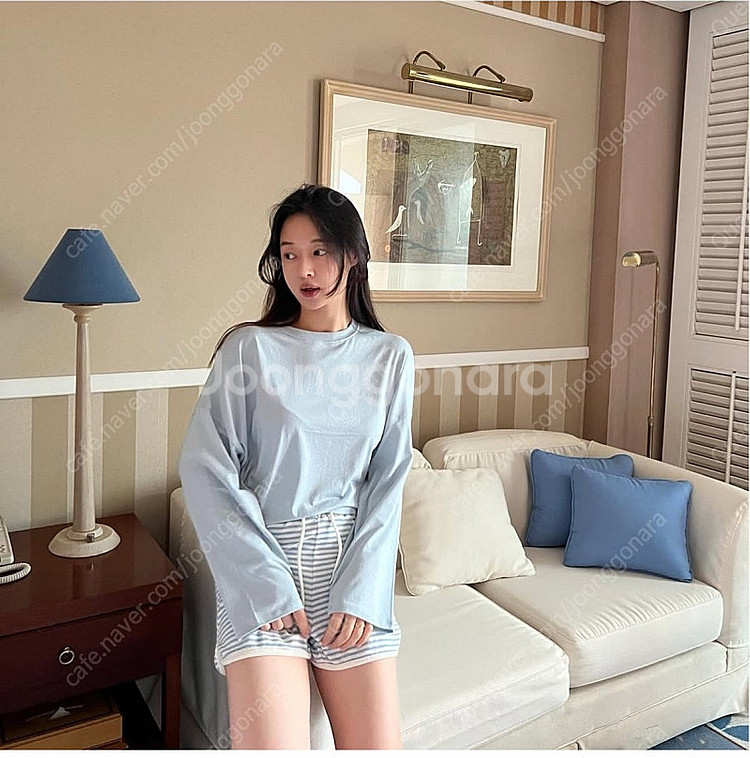 츄니토리 루즈크롭티셔츠 소라 새상품--5