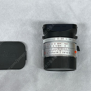 라이카 35mm summicron 5세대 실버(35 주미크론, 35크론) 팔아요.