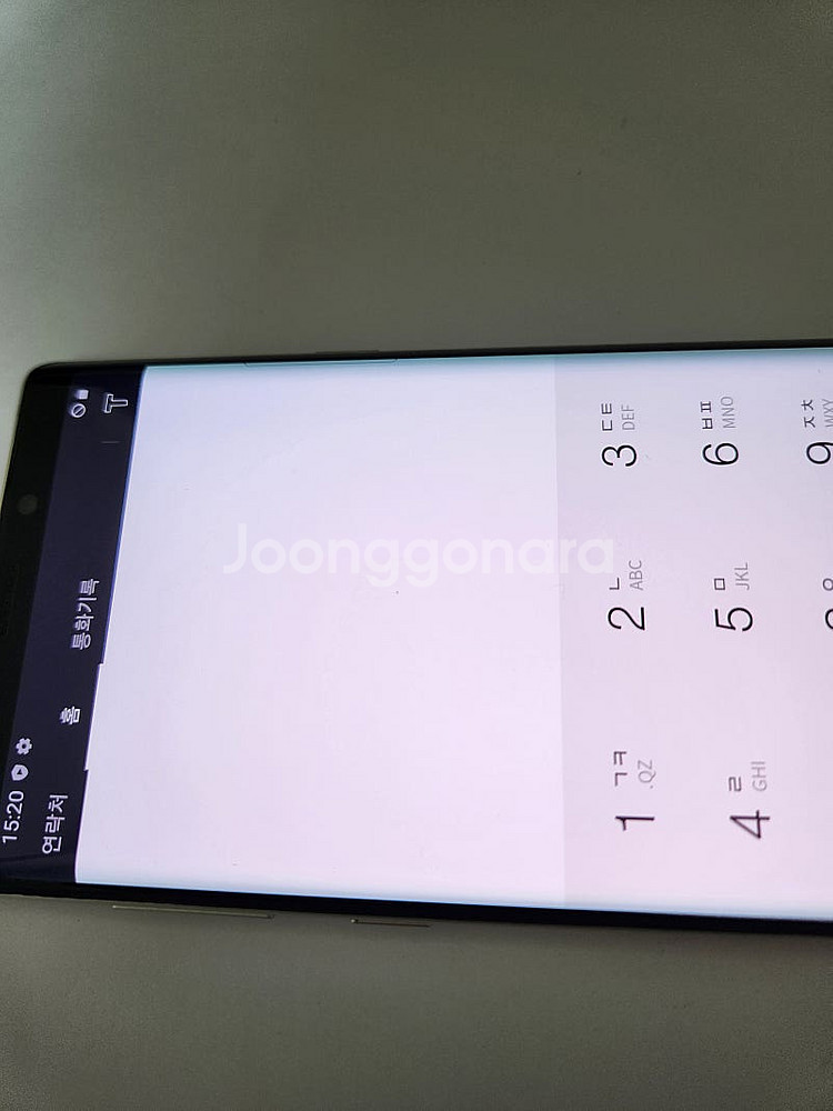 갤럭시노트9 무잔상 외관아주깨끗 128기가 화이트 9만--3
