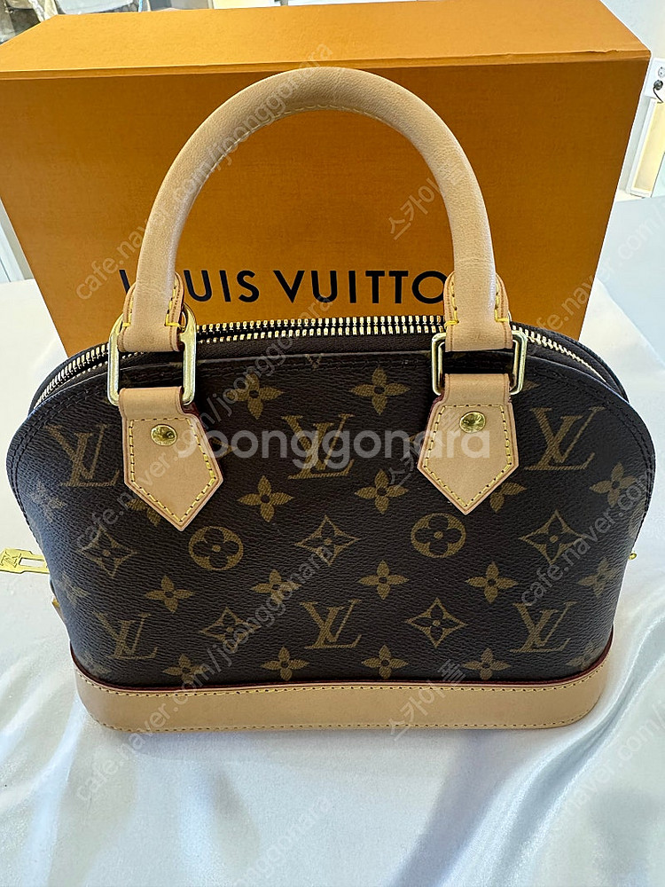 루이비통 알마BB모노그램 토트백 브라운 M53152--2