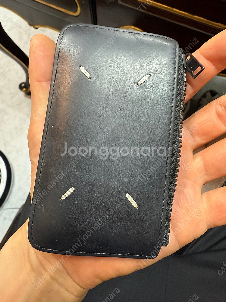 메종 마르지엘라 정품 지퍼카드지갑 백화점구매 풀구성품 ...--1