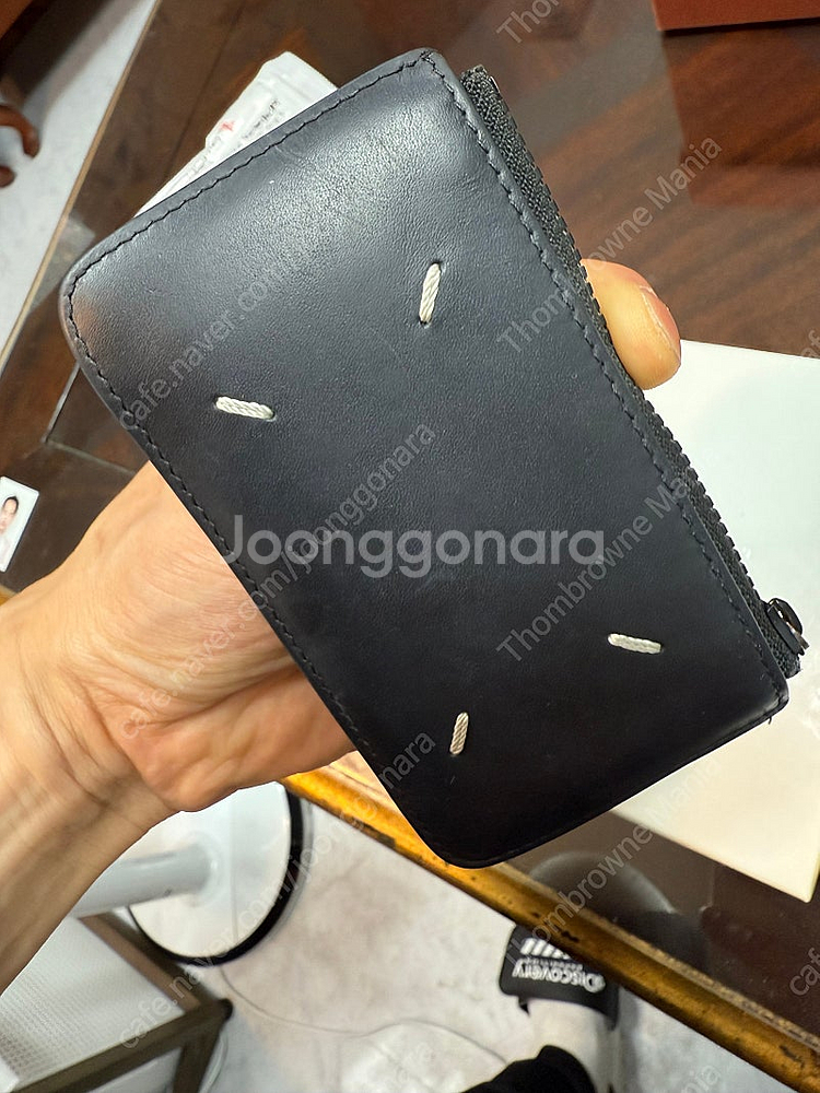 메종 마르지엘라 정품 지퍼카드지갑 백화점구매 풀구성품 ...--4