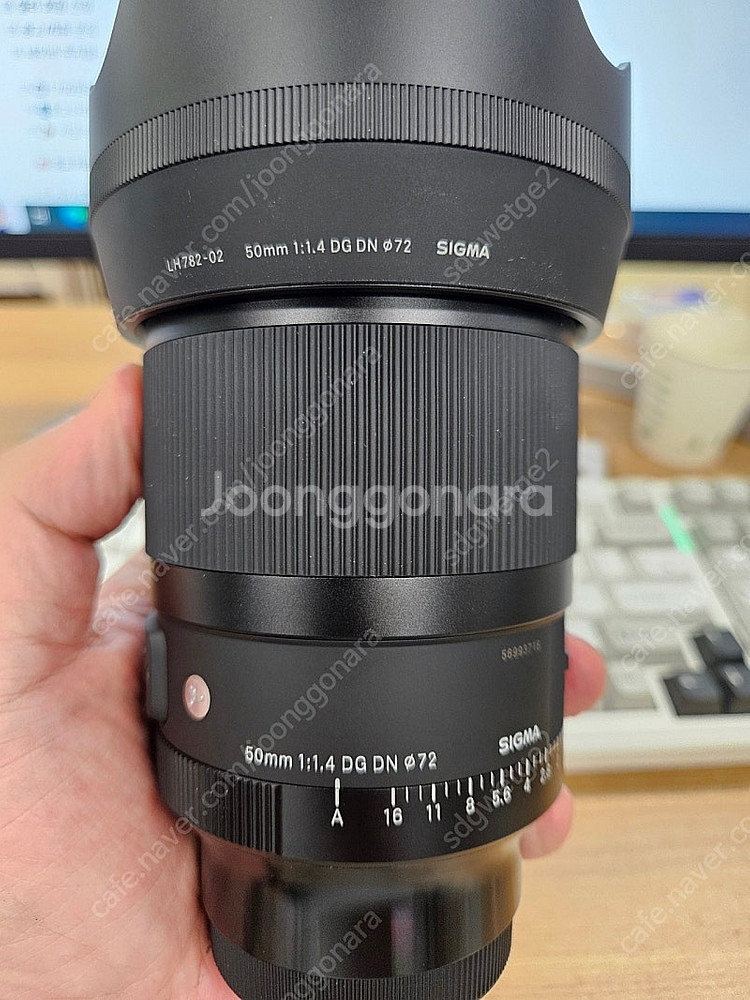 시그마 A 50mm f1.4 DG DN 소니FE용 팝니...--1