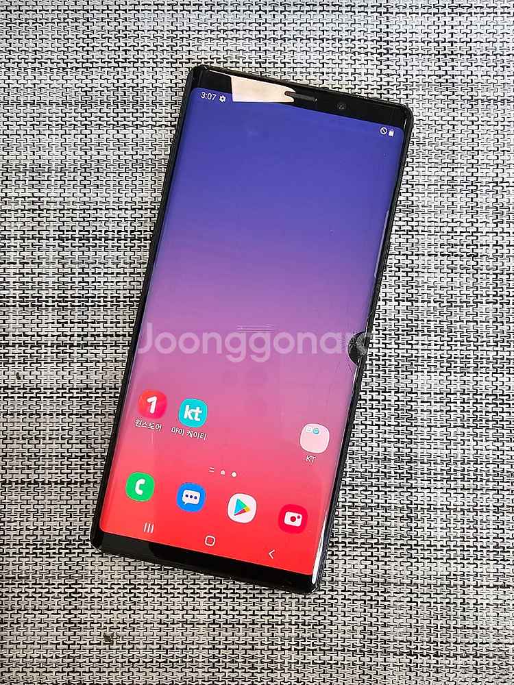(가성비폰) 갤럭시 노트9 128G 블랙 액정파손 기능...--2