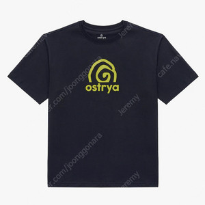 [S] 오스트리야(OSTRYA) Rising Swirl 티셔츠 새상품