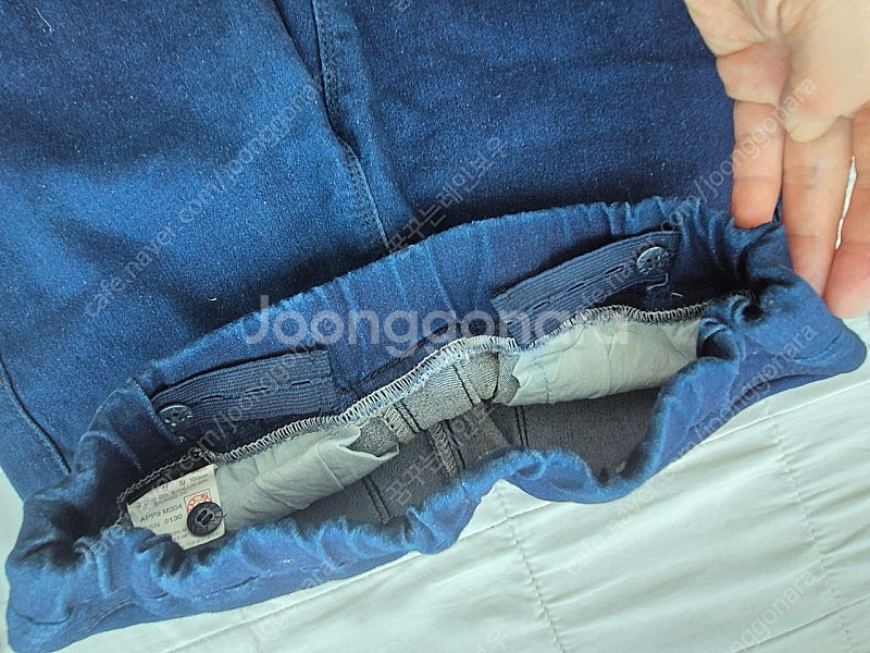 아동 마 바지 청반바지 130전후--4