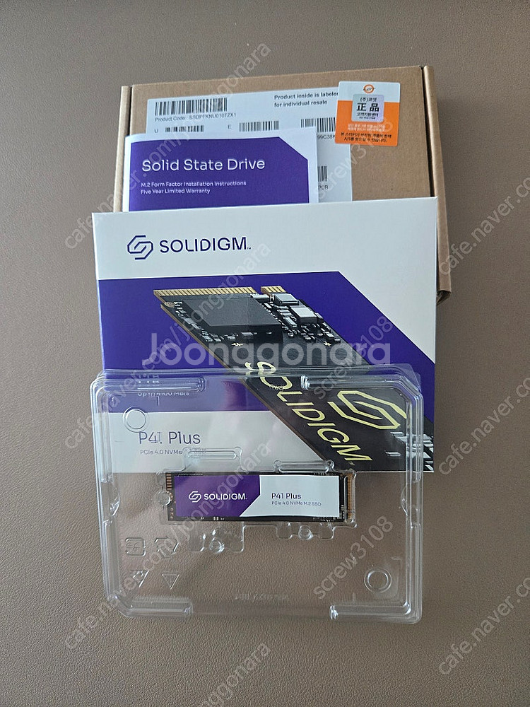 M.2 SSD 솔리다임 P41 PLUS 1TB 4개 T...--1