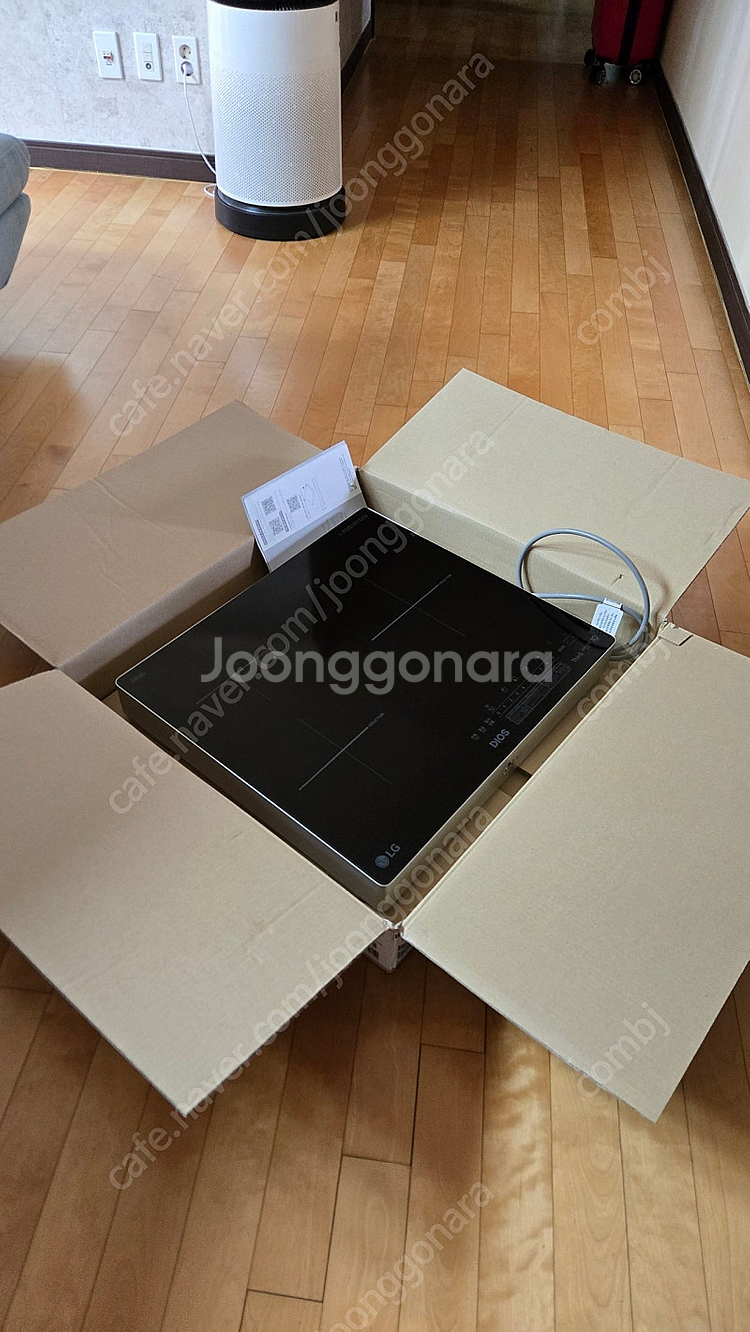 LG DIOS 3구 인덕션 BEI3GQUO 8.5cm 스탠드 버전--0