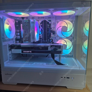 7500F, 3080, 850w, 어항케이스 게이밍 pc본체 풀세트 판매합니다.