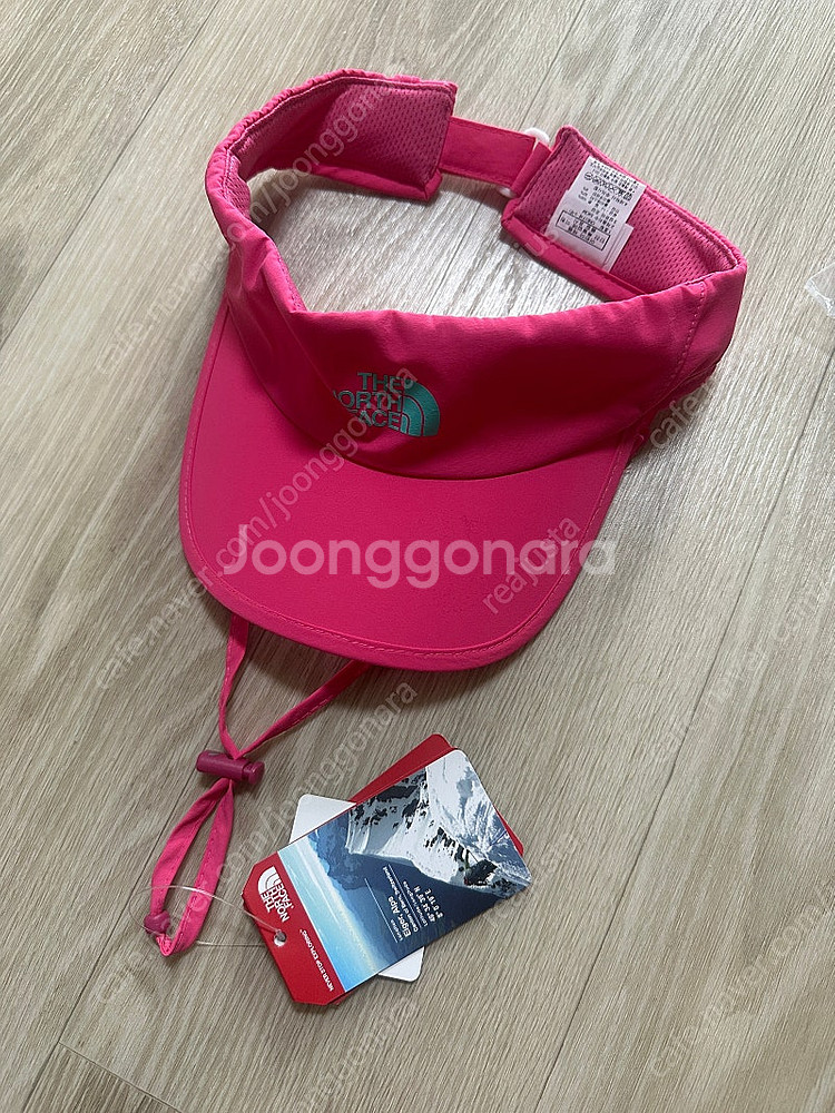 노스페이스 여아 선캡 새상품 판매합니다.(7y-9y)--1