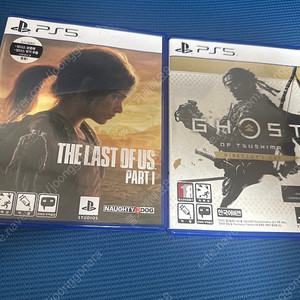 ps5 라스트오브어스1, 고스트오브쓰시마 일괄 택포