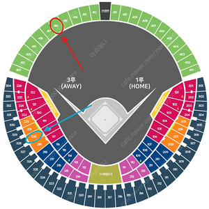 [7/20(일) LG트윈스 VS 롯데자이언츠] 3루 오렌지석 4연석, 외야그린 8연석 양도