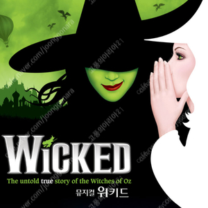 위키드 뮤지컬 내한공연 < VIP 1층 중앙최고석 실물티켓 > 1~4연석