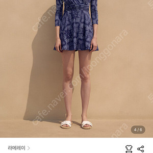 LAMEREI 라메레이 네이비 반다나패턴 원피스 수영복 S
