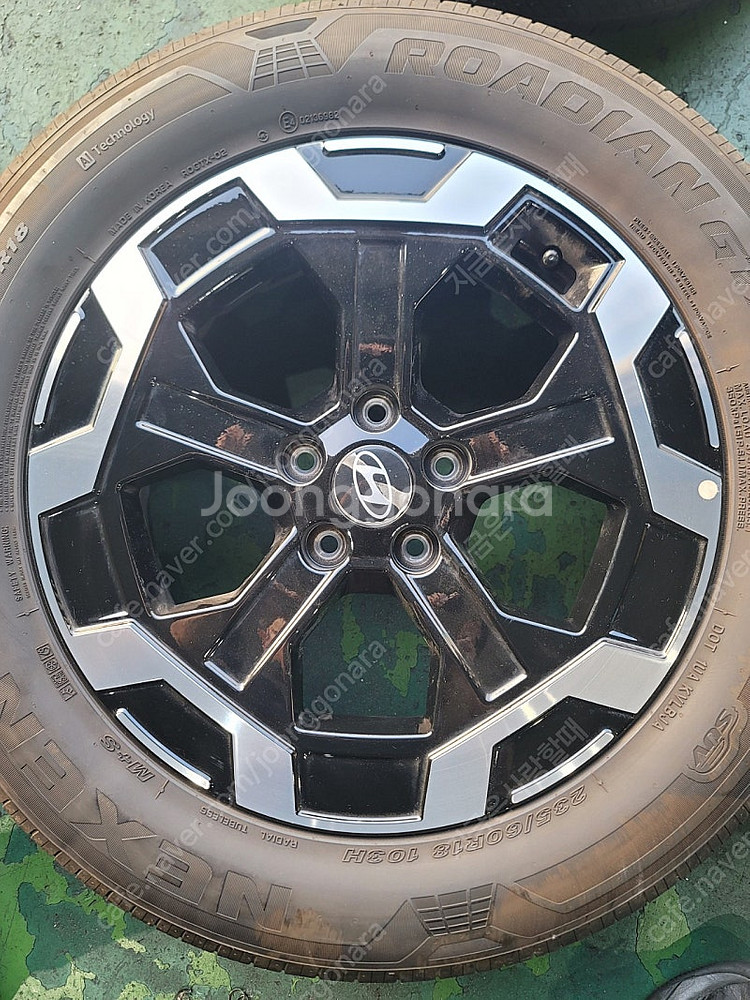 싼타페 MX5 18인치 휠타이어 , TPMS, 휠캡포함--3