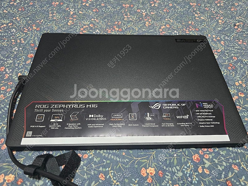 ASUS ROG Zephyrus M16 GU603Zㅡ부...--3