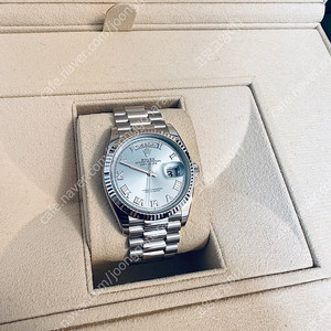 2023 롤렉스 데이데이트 플래티넘 아이스블루 128236