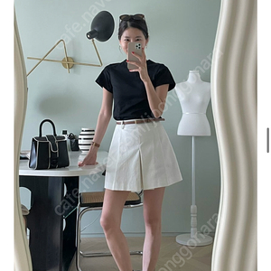 비그레이 Marie tee 실켓티 블랙