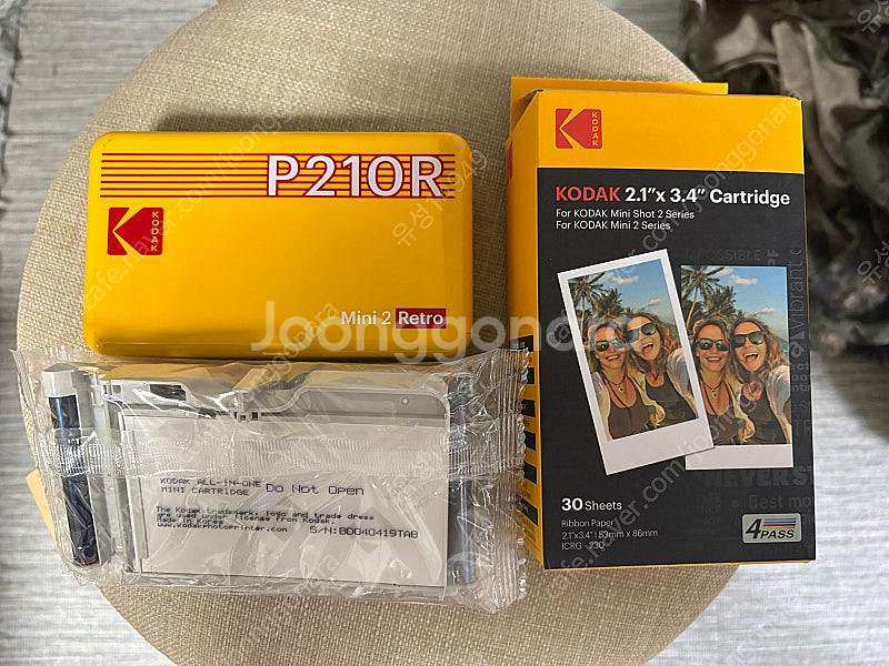 코닥 미니2 P210R 레트로 포토프린터 + 카트리지 ...--0