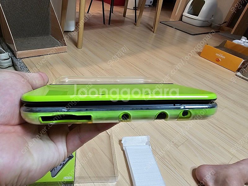 닌텐도 3DS LL 라임색상--4
