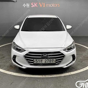 중고차 할부 아반떼 AD 1.6 GDI 밸류 플러스 2018 년식 흰색 중고자동차 가성비