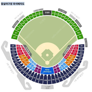 잠실구장 LG트윈스VS롯데자이언츠 17,18,19,20일 야구티켓 양도