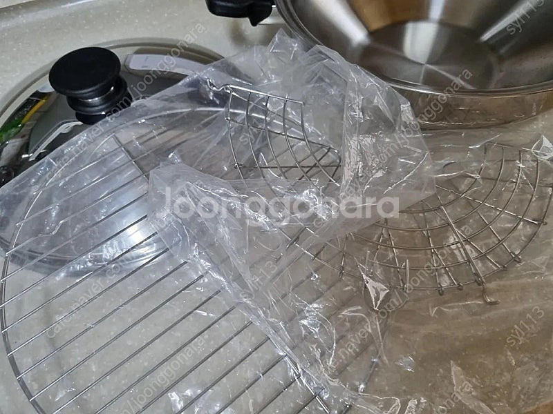 암웨이 웍 전골냄비.대형.중형 후라이팬.스튜포트 찜기냄...--2