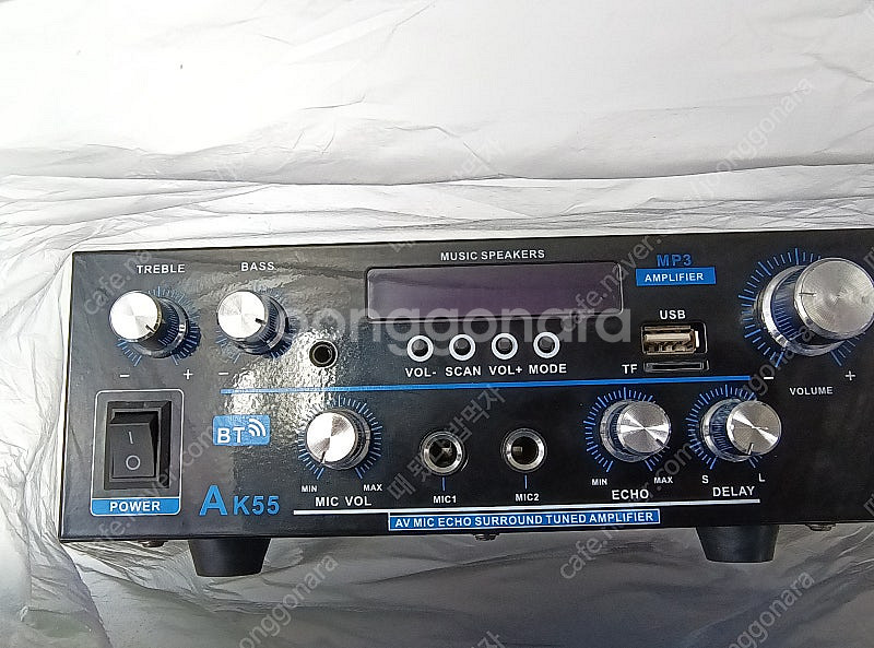 가정용 차량용 블루투스 노래방 엠프 AK55 2.0 H...--3